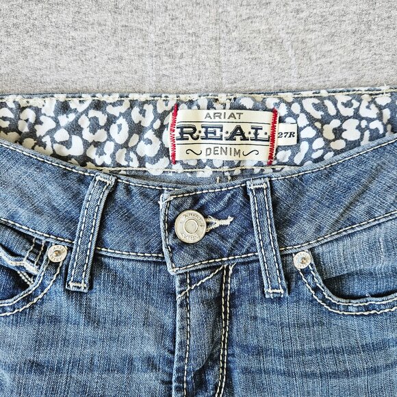 Ariat Women's Classic Indigo Flare Jeans - Picture 5 of 8